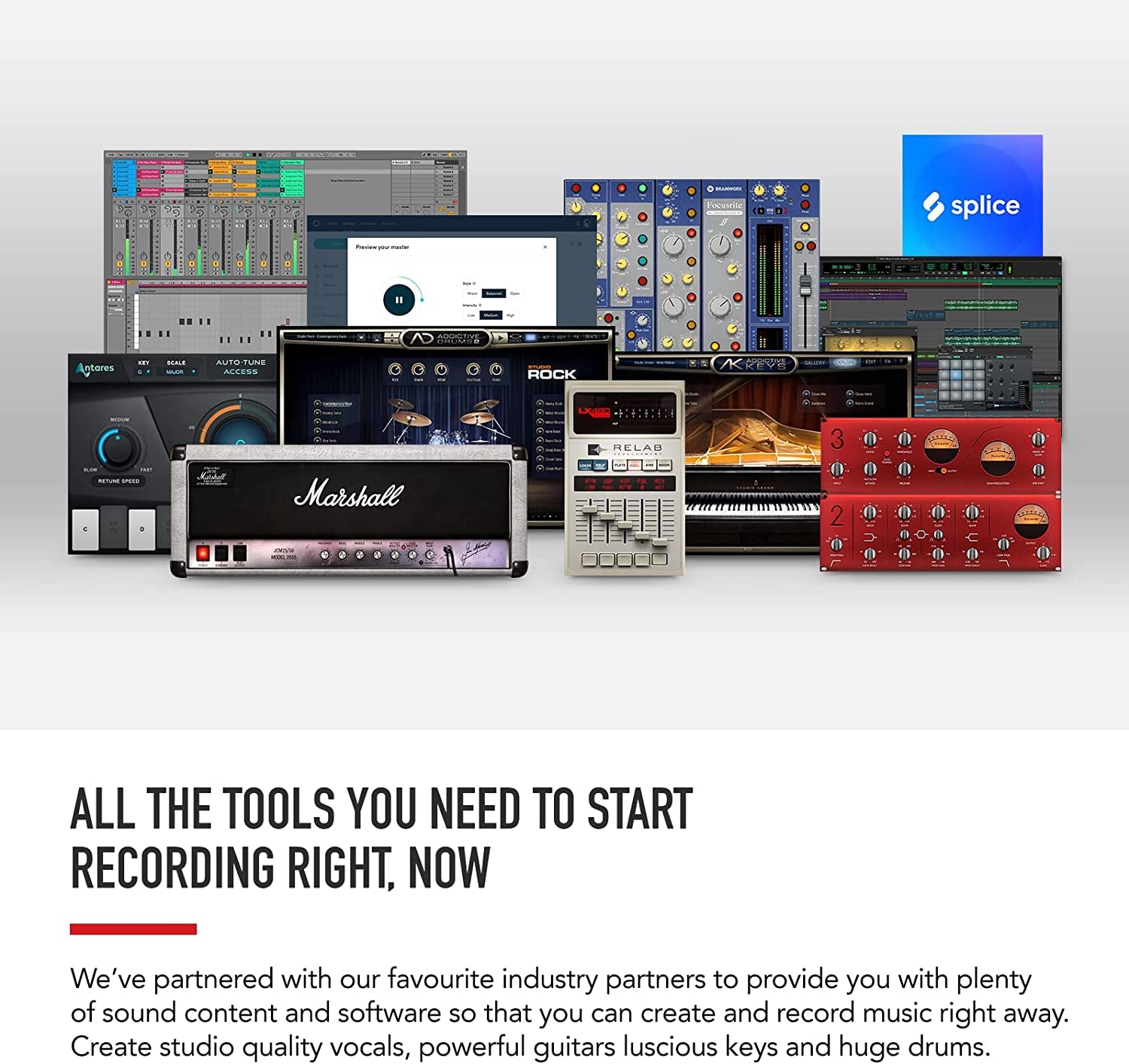 Scarlett Solo 3Rd Gen USB Audio Interface for Guitarists, Vocalists, Podcasters or Producers to Record and Playback Studio Quality Sound